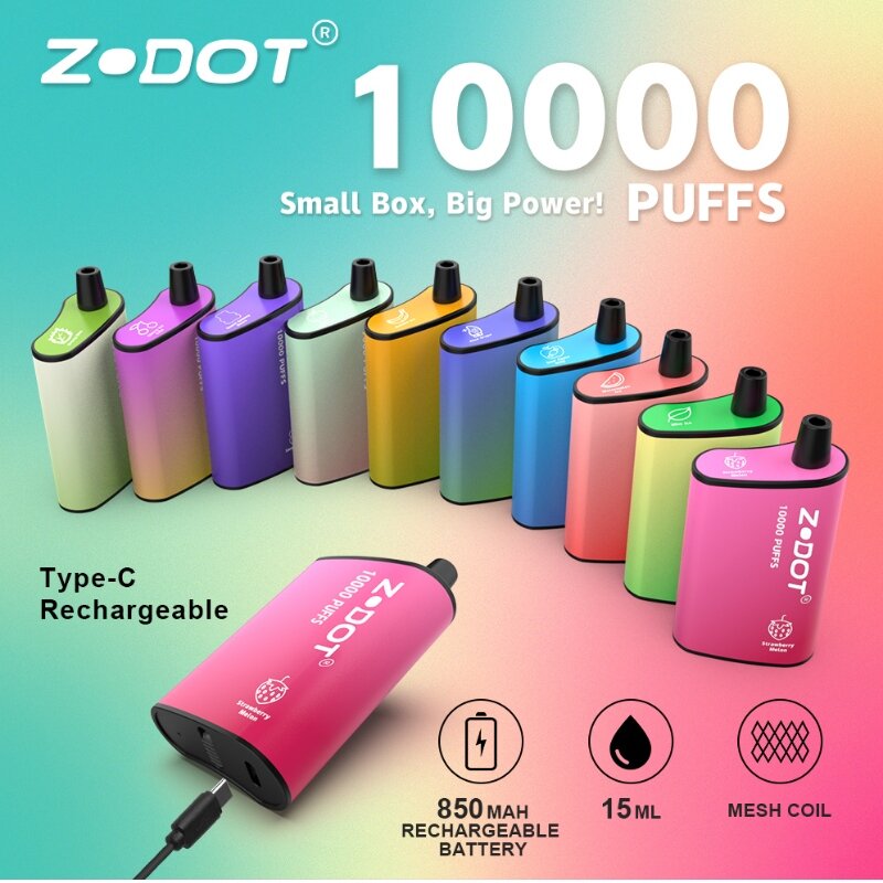 Varm försäljning 10000 puffar Vape Disponibla elektroniska cigarettvape penna Vape Puffs